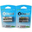 Аккумулятор X-Digital AA 2500 mAh 4 шт Аккумулятор X-Digital AA 2500 mAh 4 шт