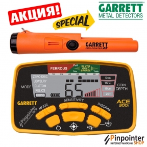 Металлоискатель Garrett ACE 300i (SPECIAL)